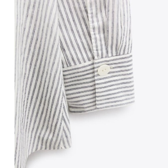 ZARA SHORT STRIPED DRESS SIZE M - Picture 2 of 9